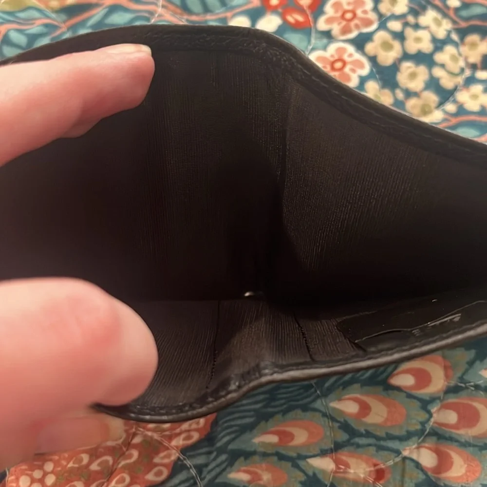 Amity black leather